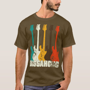 Camiseta Bass Guitaris Player Bassaholic Bass Player