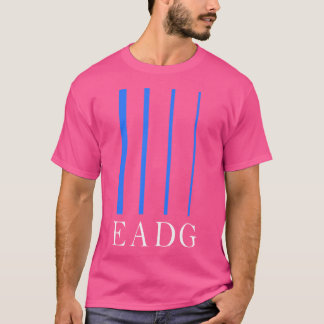 Camiseta Bass Guitarist Bass Guitar Player 4 String Blue Ea