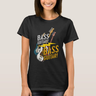 Camiseta Bass Guitarist Rock Músico Bass Guitar Player Ba