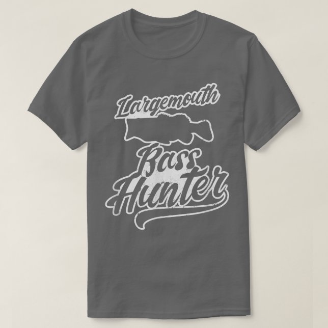 Camiseta Bass Hunter Design Largemouth Bass (Diseño del anverso)
