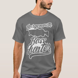 Camiseta Bass Hunter Design Largemouth Bass Fishing169