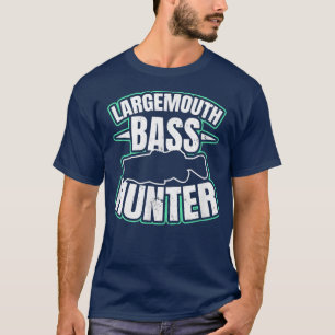 Camiseta Bass Hunter Design Largemouth Bass Pshing 170 