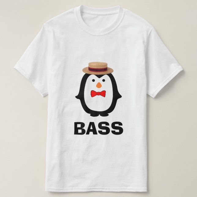 Camiseta Bass Penguin (Diseño del anverso)