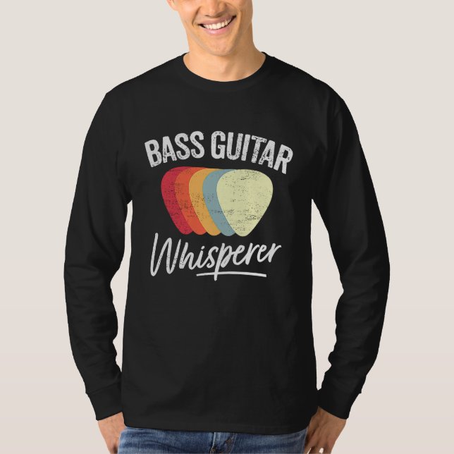 Camiseta Bass Player Bass Guitar Whisperer Electric Bass (Anverso)
