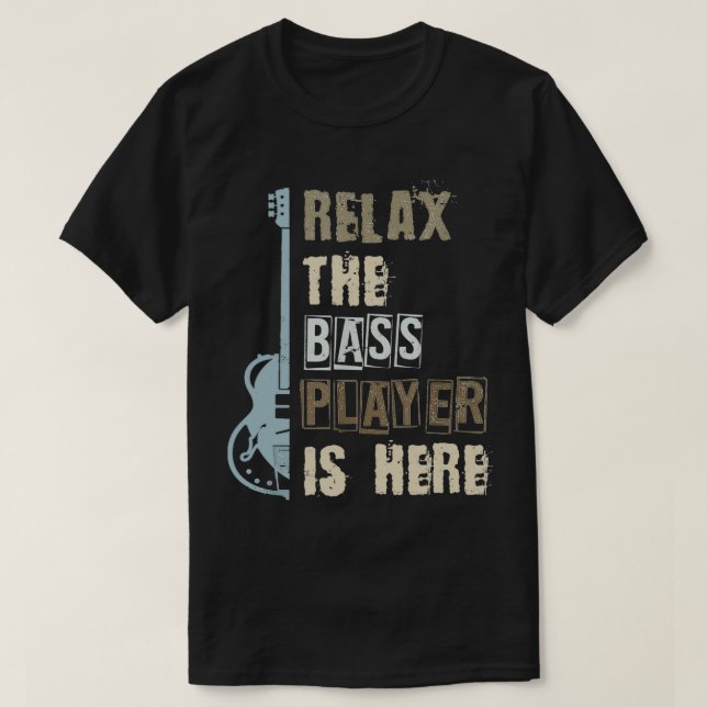 Camiseta Bass Player Bass Guitarist Gige Música Bass Guitar (Diseño del anverso)