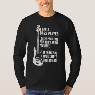 Camiseta Bass Player Definition Bhelp Para Músicos Guit