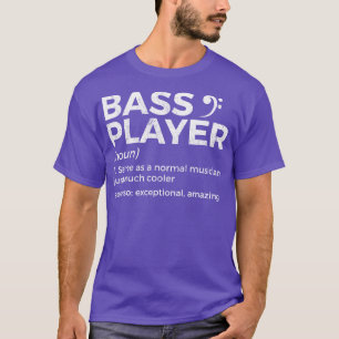 Camiseta Bass Player Definition Bhelp Para Músicos Long