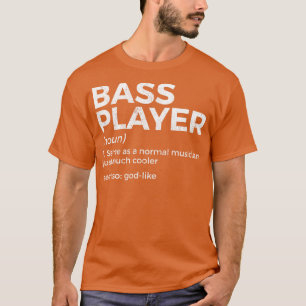Camiseta Bass Player Definition Bhelp Para Músicos Long