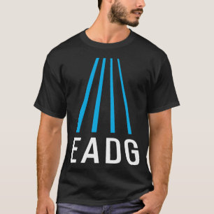 Camiseta Bass Player Gift EADG 4 String Bass Guitar・