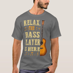 Camiseta Bass Player Guitar Guitarist Music School Vintage