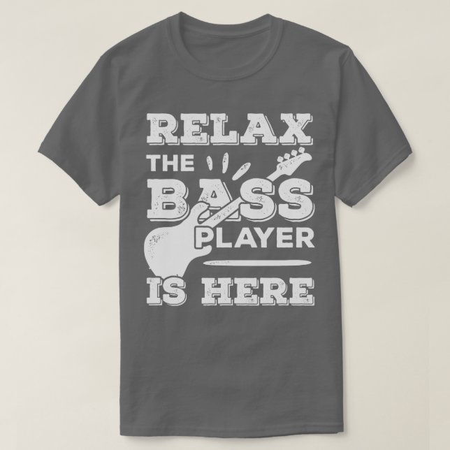 Camiseta Bass Player Guitar Musician Battend Gift (Diseño del anverso)