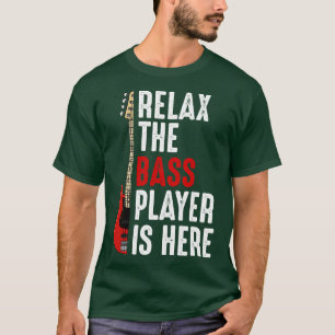 Camiseta Bass Player Shirt Bass Guitar Shirt Relax Bass