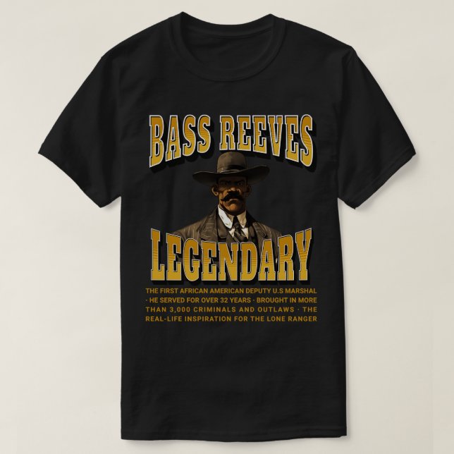 Camiseta Bass Reeves Legendario (Diseño del anverso)