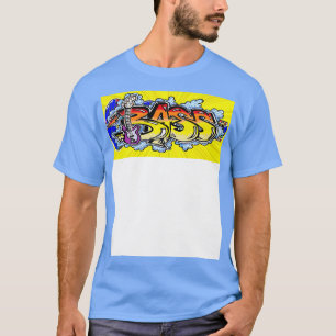 Camiseta bass splash bass guitarra rock art 1