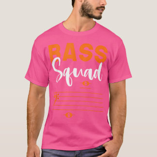 Camiseta Bass Squad Funny Music Lover Choir Theatre Musicia