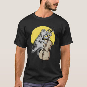 Camiseta Bassasaurus Funny Triceratops Dinosaur Stand