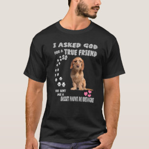 Camiseta Basset Fauve De Bretagne Mom Dad Fawn Brittany Bas