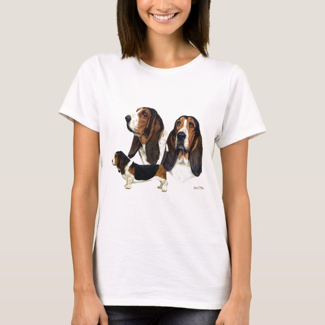 Camiseta Basset Hound (Anverso)