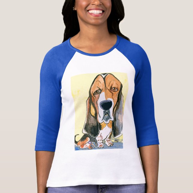Camiseta Basset Hound (Anverso)