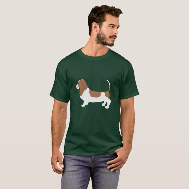 Camiseta Basset Hound (Anverso completo)