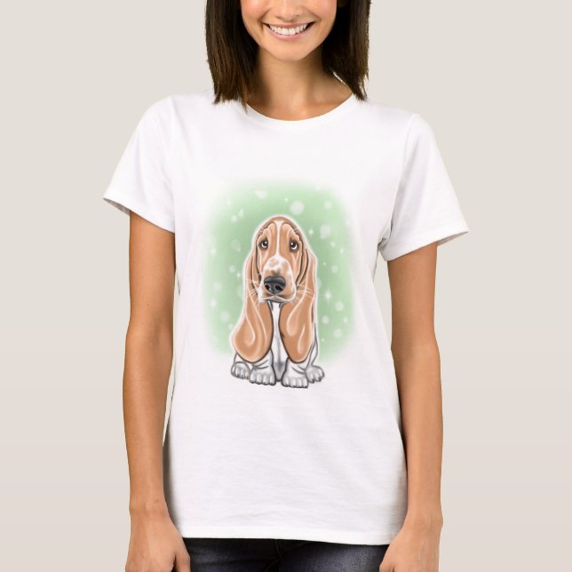 Camiseta Basset Hound (Anverso)
