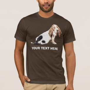 Camiseta Basset Hound agujereado