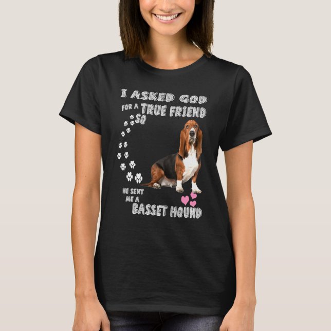 Camiseta Basset Hound Basset Mom Dad Lemon Basset (Anverso)