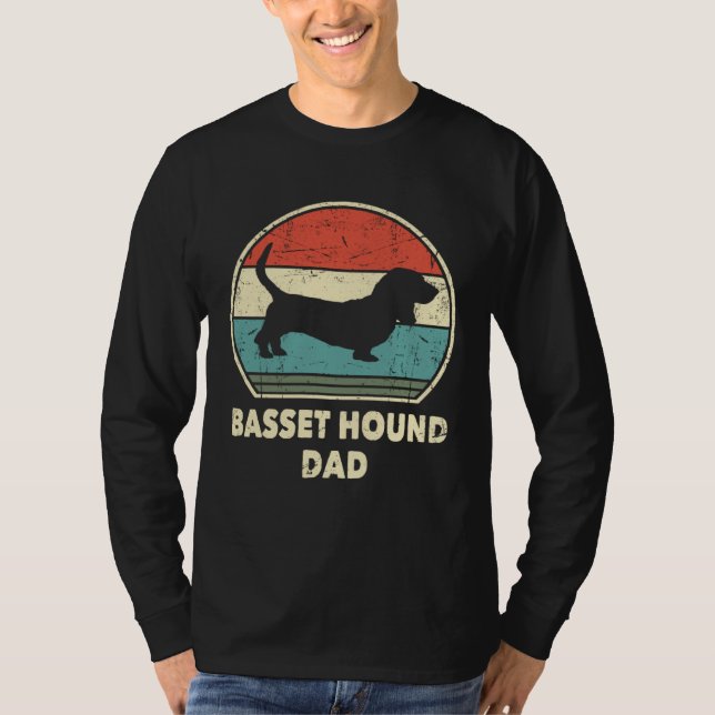 Camiseta Basset Hound Dad Dog   For Men Basset Hound Daddy (Anverso)