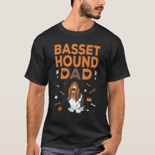 Camiseta Basset Hound Dad Funny Basset Hound Padre Dueño D