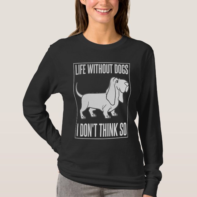 Camiseta Basset Hound Dog Puppies Owner Lover (Anverso)
