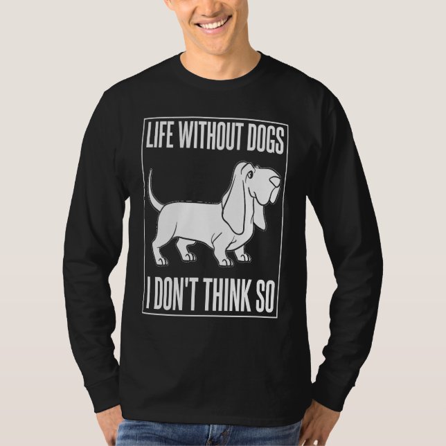 Camiseta Basset Hound Dog Puppies Owner Lover (Anverso)