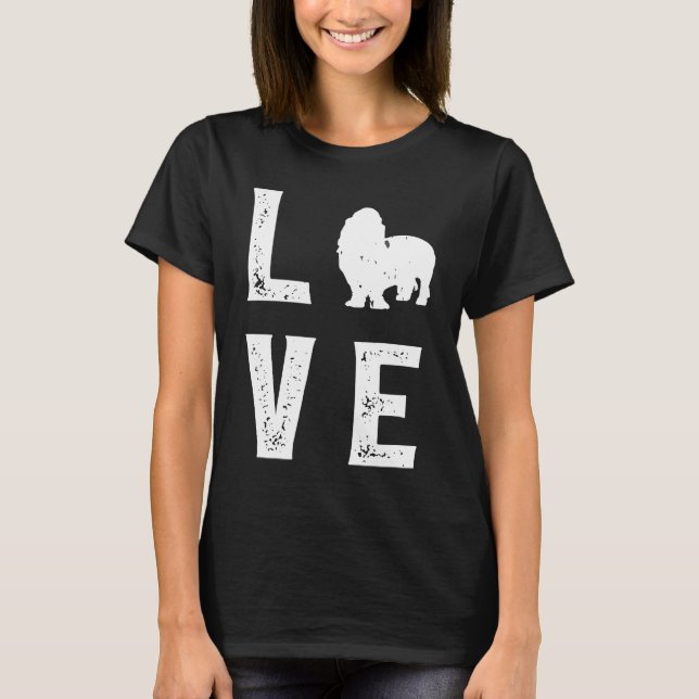 Camiseta Basset Hound Love (Anverso)