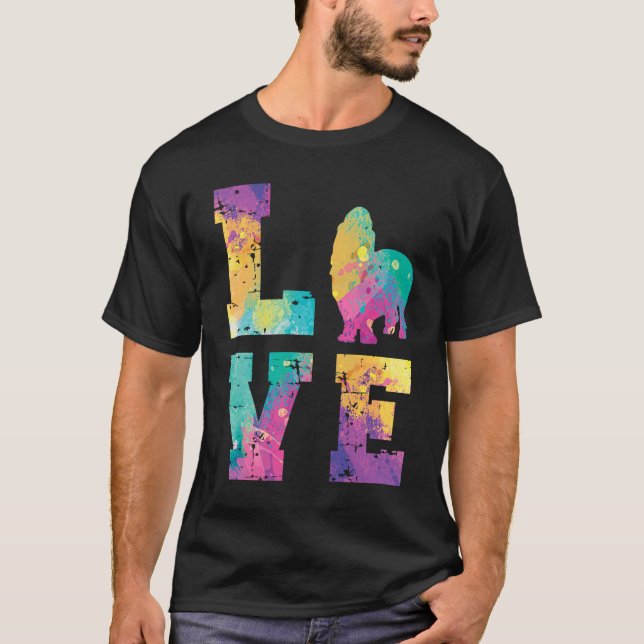 Camiseta Basset Hound Love (Anverso)