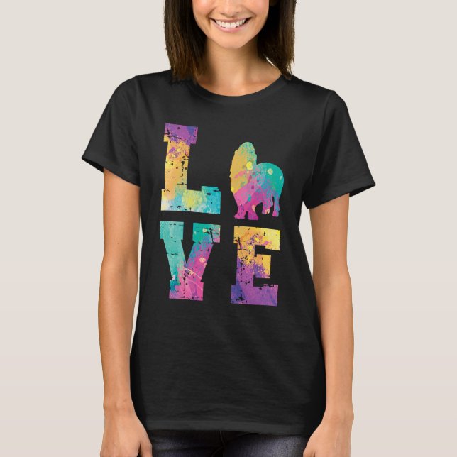 Camiseta Basset Hound Love (Anverso)