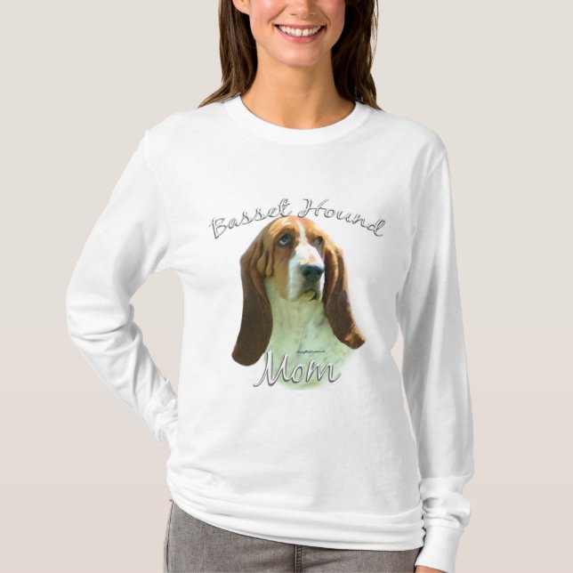 Camiseta Basset Hound Mom 2 (Anverso)
