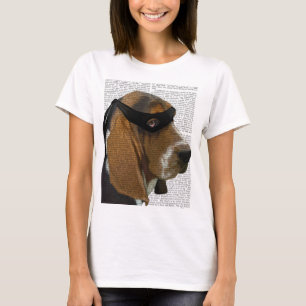 Camiseta Basset Hound Ninja