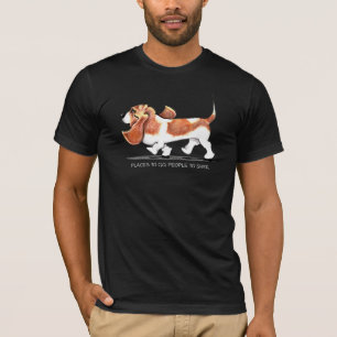 Camiseta Basset Hound ocupado