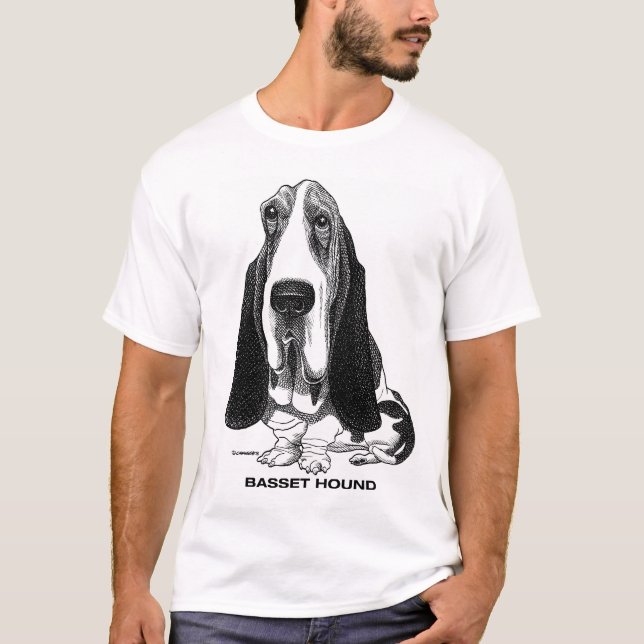 Camiseta Basset Hound T-Shirt (Anverso)