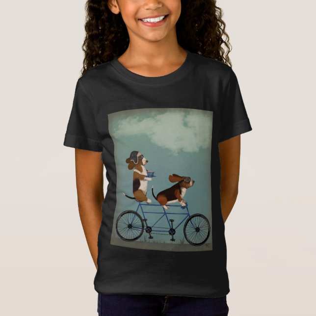 Camiseta Basset Hound Tandem (Anverso)