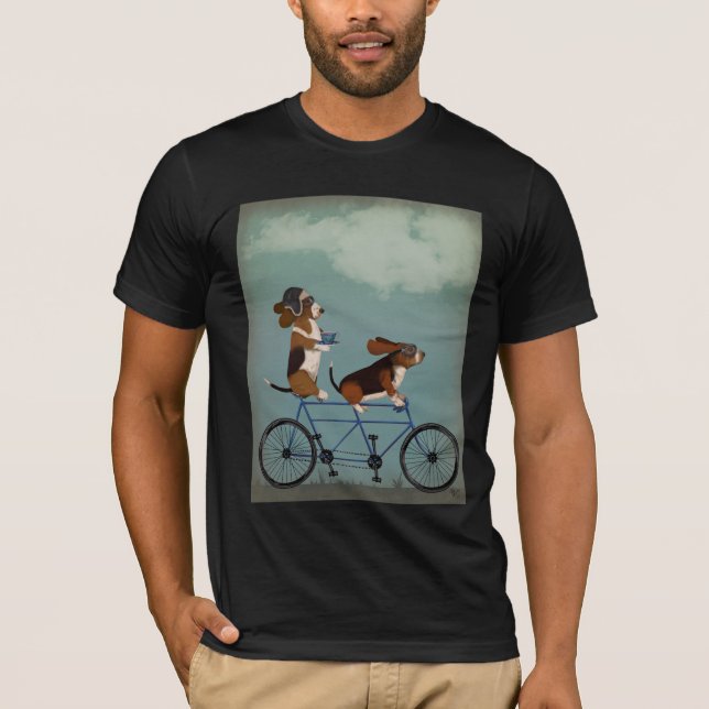 Camiseta Basset Hound Tandem (Anverso)