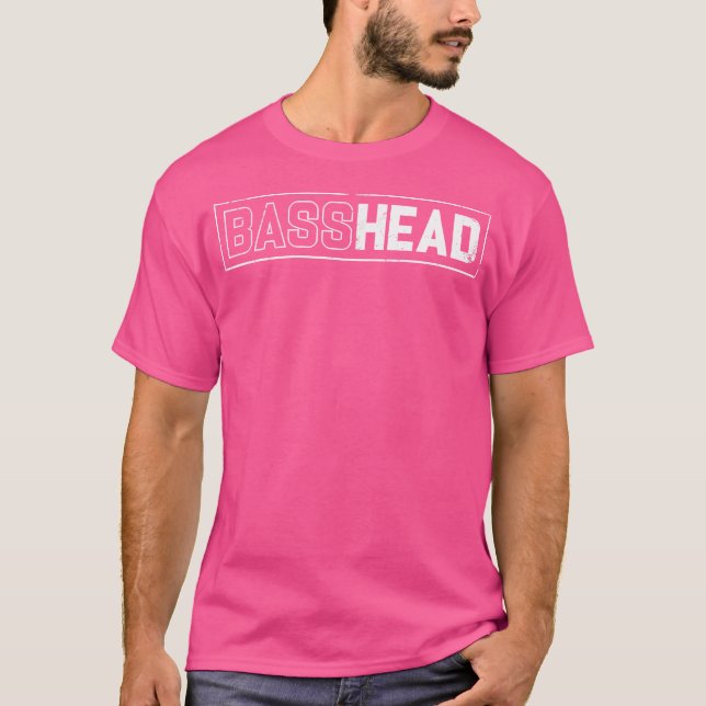 Camiseta Basshead Dubstep Bass Head Drum Y Bass Edm Techn (Anverso)