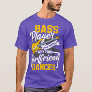 Camiseta Bassist Music Guitar Bassist Clothing Men's Skirt