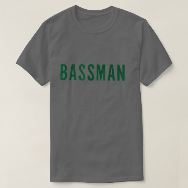 Camiseta Bassman Bass Player Bass Guitarist Bassist Bass Gu (Diseño del anverso)