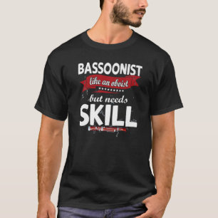 Camiseta Bassoon como oboísta pero necesita habilidad Basso