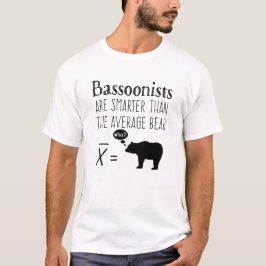 Camiseta Bassoon divertida - Oso medio