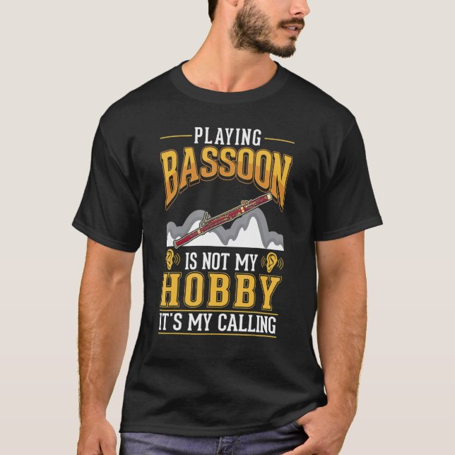 Camiseta Bassoon Hobby Bassoon Player Bassoonist (Anverso)