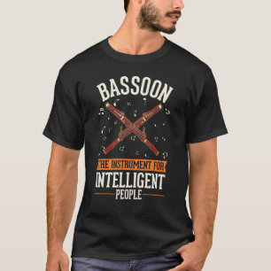 Camiseta Bassoon Instrument For Intelligent People Bassooni