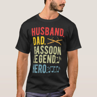 Camiseta Bassoon Legend Bassoonist Dad