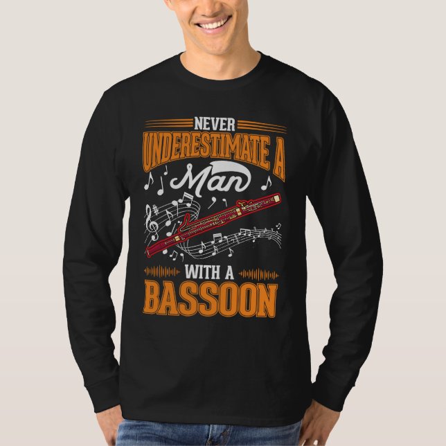 Camiseta Bassoon Man Bassoon Player Bassoonist (Anverso)