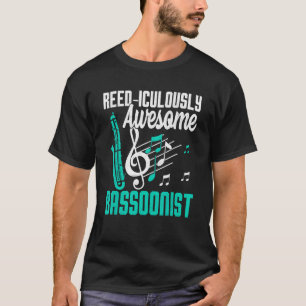 Camiseta Bassoon Reed-icully Awesome Bassoonist
